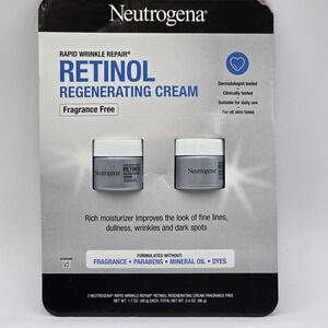 Neutrogena Rapid‎ Wrinkle Repair Retinol Regenerating Cream 1.7 fl oz, 2-pack